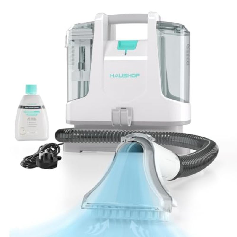 StainZapper Spot Cleaner, 400 W Portable Carpet and Upholstery Cleaner, Small Lightweight Handheld Carpet Washer, Perfect for Carpets, Rugs, Stairs and Cars - Image 1