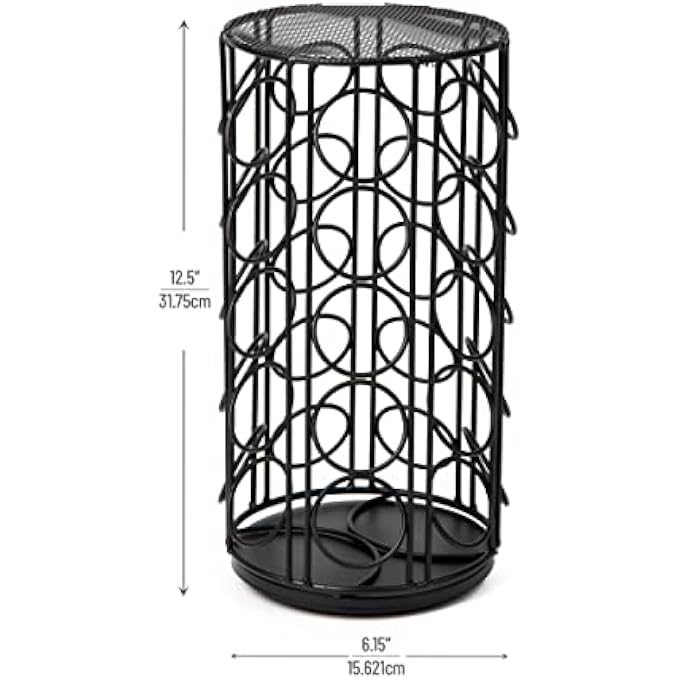 Mind Reader Carousel Rotating Coffee Pod Holder 35 Black - Image 4