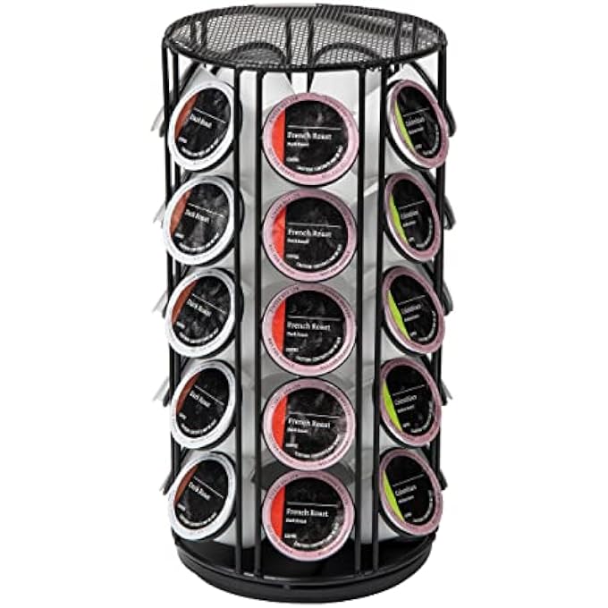 Mind Reader Carousel Rotating Coffee Pod Holder 35 Black - Image 2