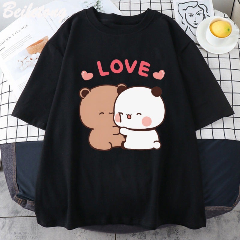 تي شيرت Pn Er Loe Ws Cotn Dd Cople - Image 5