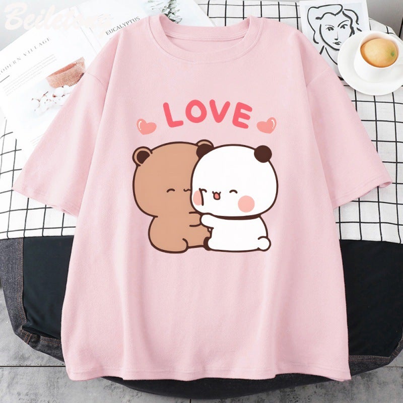 تي شيرت Pn Er Loe Ws Cotn Dd Cople - Image 2