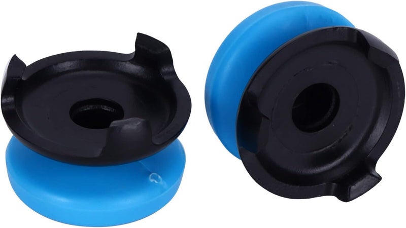 Ashata 2Pcs Thumbstick Extender for 3D Texture Thumb Grip Stick Joystick Thumbstick for 5 Controller (Blue) - Image 5