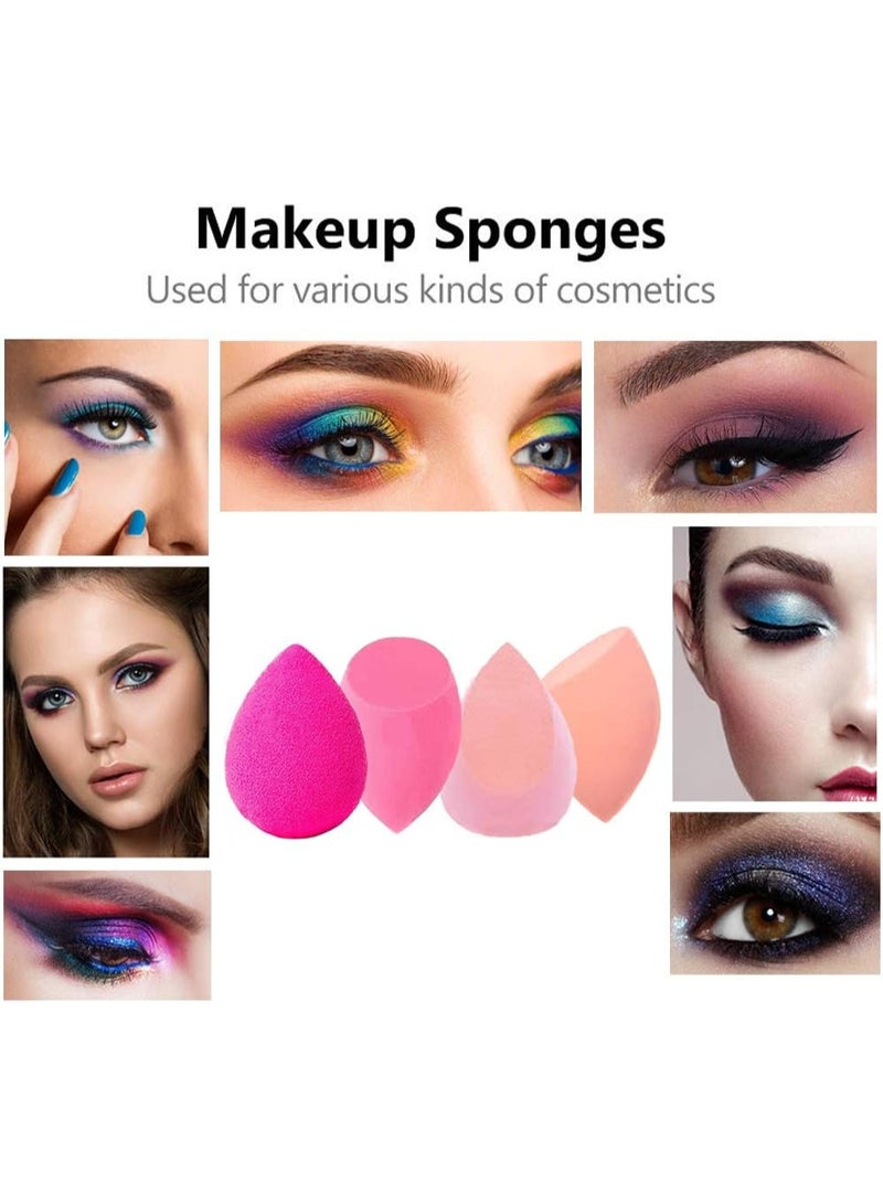 Generic Makeup Sponge Set in Storage Jar – 6pcs Soft Beauty Blender Sponges for Foundation, Concealer & Powder – Multi-Color, Reusable, Latex-Free, Wet & Dry Use - Image 5