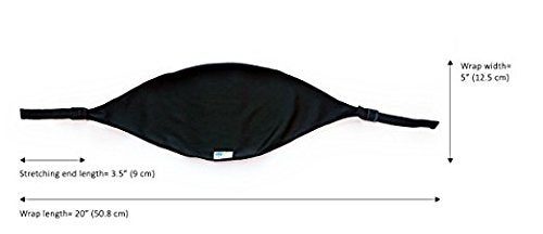 EYEECO قناع النوم المصغر ترانكويلايز من آي إيكو - قناع عيون داكن للعيون الجافة والمتهيجة - تحسين النوم مع ظل عين ناعم ومريح - أحزمة قابلة للتعديل تخلق الظلام - للسفر، القيلولة، النوم العادي - أزرق - Image 4