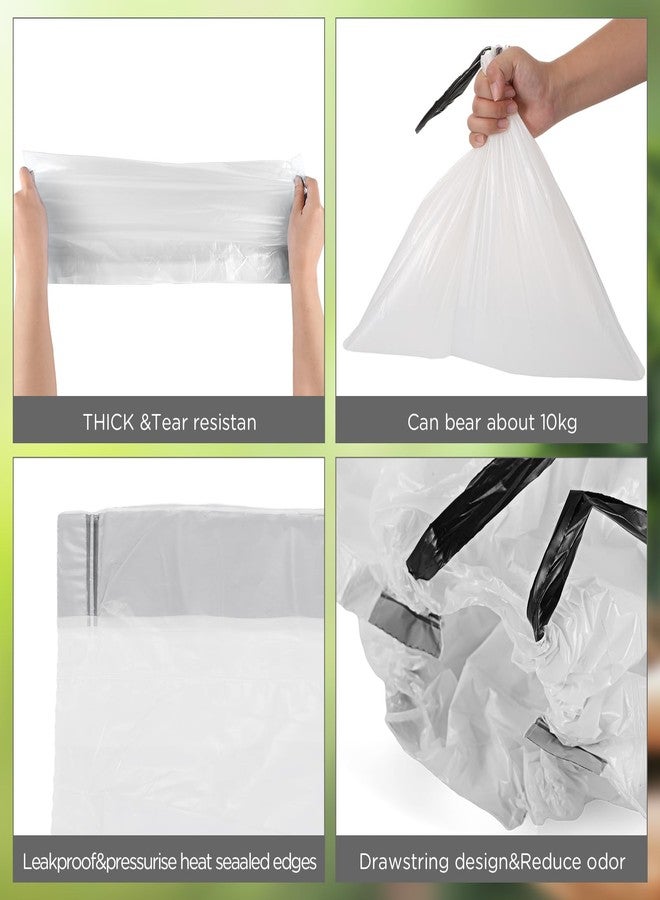ReliThick 40 Pcs Commode Liners for Bedside Universal Fit Disposable Portable Toilet Bags Commode Liners for Toilet Chair Bucket Waste Bags Potty Chair Liners Adults Elderly Disabled(White, Red) - Image 3