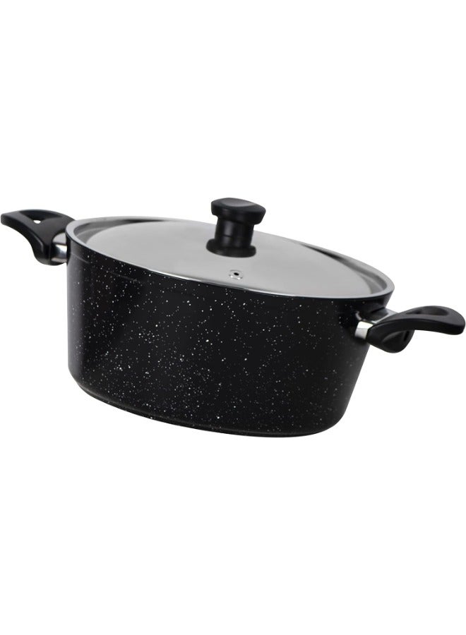 Top Chef 10 Piece Granite Cookware Set (Pot18/20/24/28/Grill28/Tray26/Frying Pan26)  - Image 2