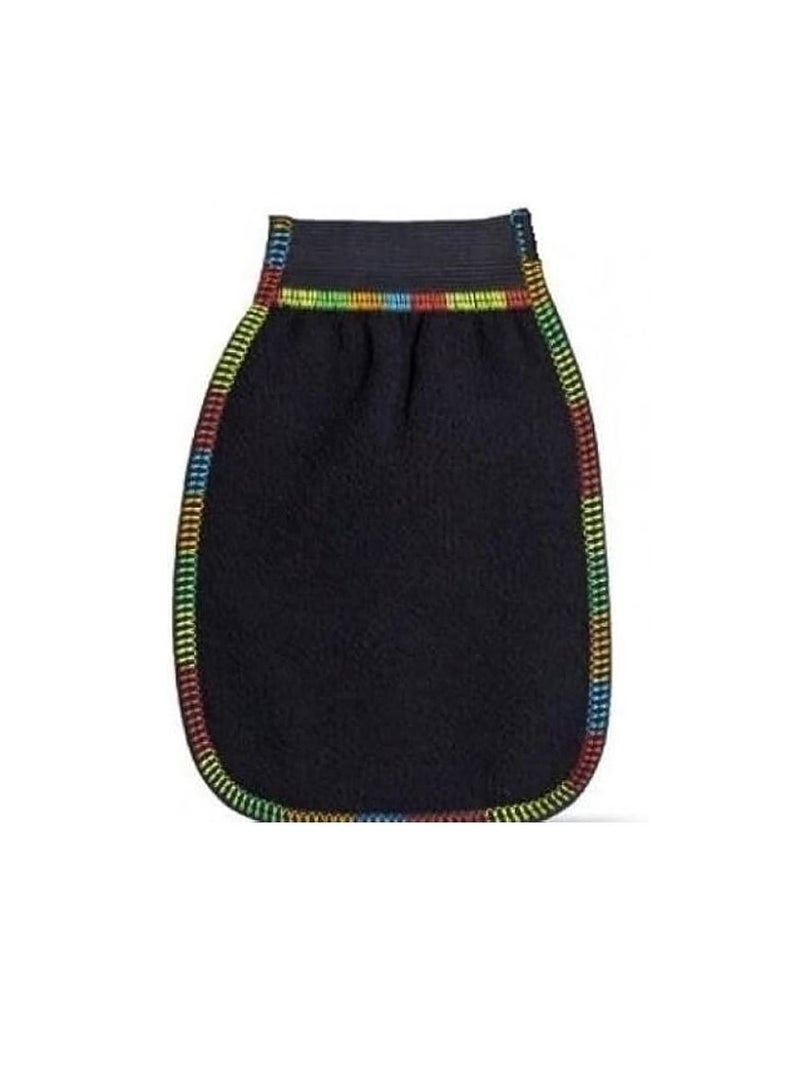 ليفة مقشرة قابلة لإعادة الاستخدام لطيفة ومناسبة للبشرة الحساسة، ليفة مغربية - مقاس واحد - Image 2