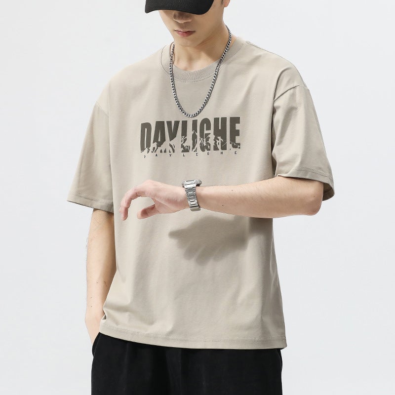 Ice Silk Short-Sleeved T-Shirt Men'S Summer Half-Sleeved Men'S Tops Quick-Drying Clothes Loose Boys' Men'S Clothing - Image 4