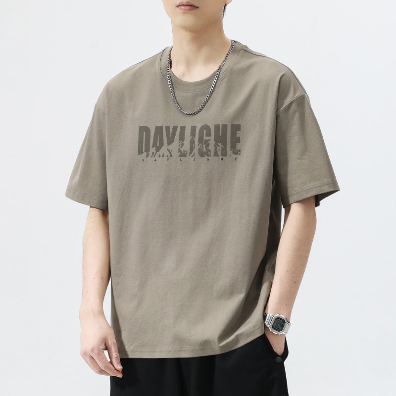Ice Silk Short-Sleeved T-Shirt Men'S Summer Half-Sleeved Men'S Tops Quick-Drying Clothes Loose Boys' Men'S Clothing - Image 5
