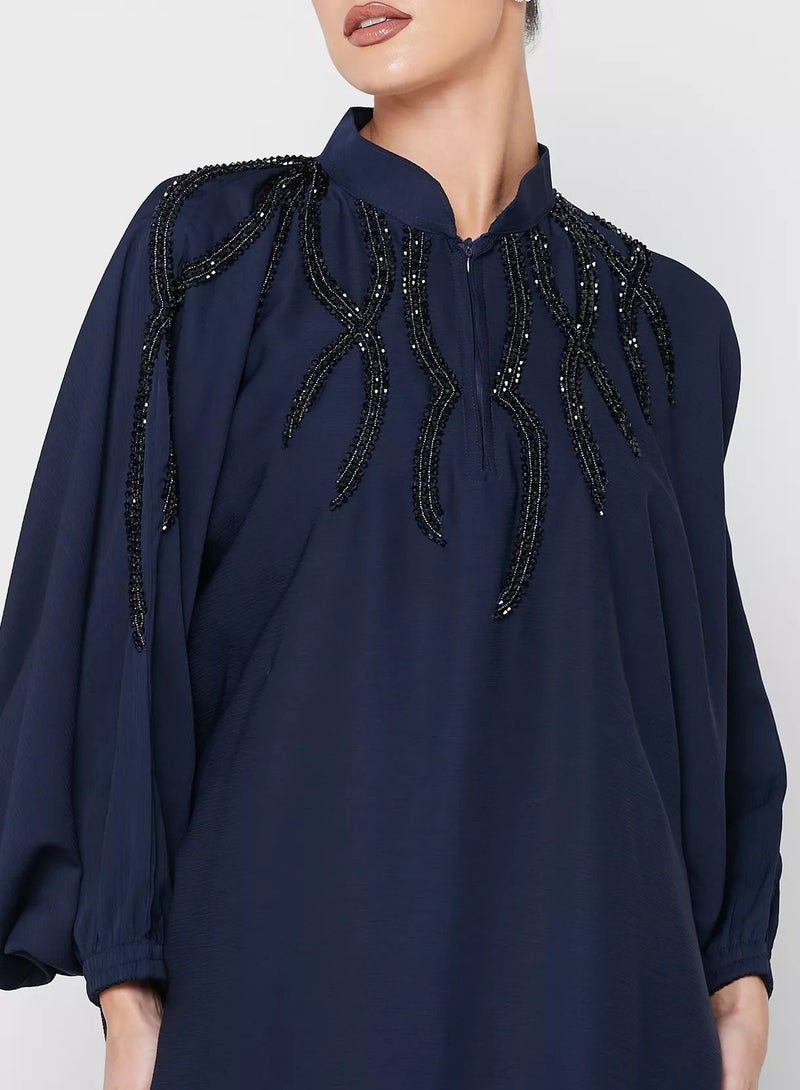 Noarain Premium Abaya-NOA58870  - Image 3