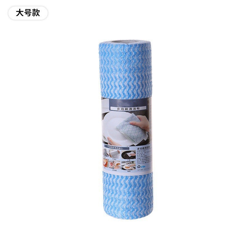 Generic Japanese Style Lazy Rag Wet and Dry Dual-Use Household Cleaning Kitchen Paper Special Paper Towel Household Disposable Dishwashing Cloth Wave pattern