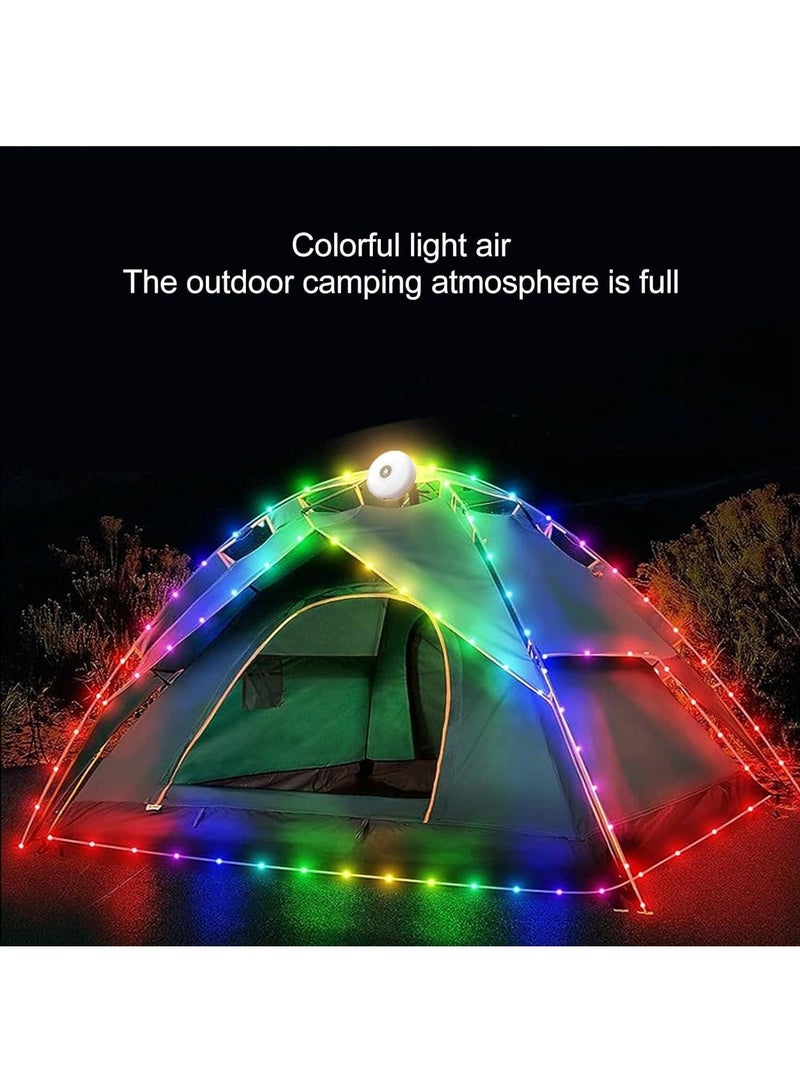 Y&D Outdoor Camping Lighting Camping Tent Portable Shrink Emergency Color Atmosphere String Lights  - Image 4