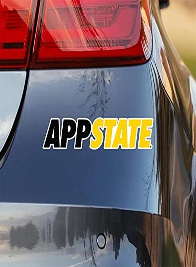 Nudge Printing Appalachian State Sticker APPSTATE Mountaineers Black and Yellow Logo Heavy-Duty Waterproof Decal for Cars, Windows, Laptops, Water Bottles, and Coolers - Image 3