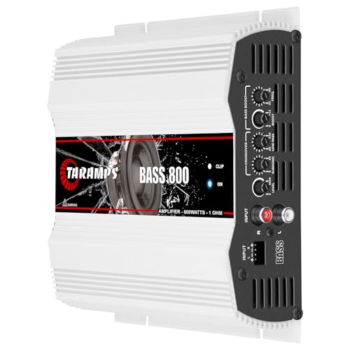 Taramp's مضخم صوت تيرامبس باس 800 1 أوم أحادي القناة 800 واط RMS 1 قناة، 14.4 فولت DC طاقة كاملة النطاق، رائع للساب/الباس - إدخال RCA/مستوى عالٍ، صوت السيارة - Image 3
