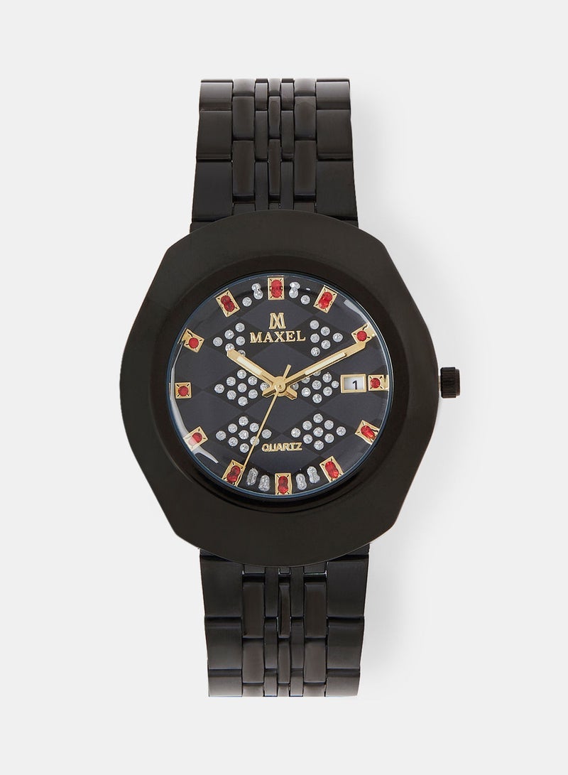 Maxel Men's Diastar True Water Resistant Analog Wrist Watch MX563 - 38mm - Image 1