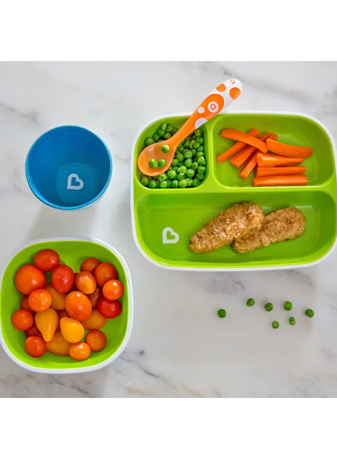 Munchkin Pack Of 2 Splash Divided Plates