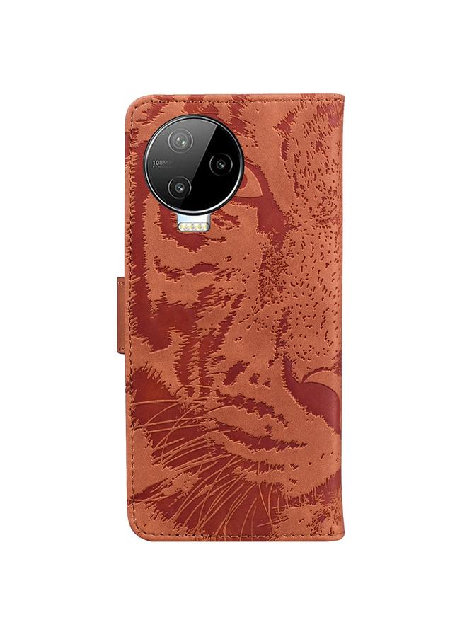 S-TOP Case For Infinix Note 12 Pro 4G Tiger Embossing Pattern Horizontal Flip Leather Phone Case - Image 3