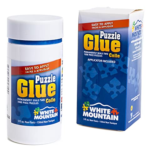 WHITE MOUNTAIN وايت ماونتن لصق الألغاز مع الموزع زجاجة 5 أوقية لألغاز 2000 قطعة - Image 5