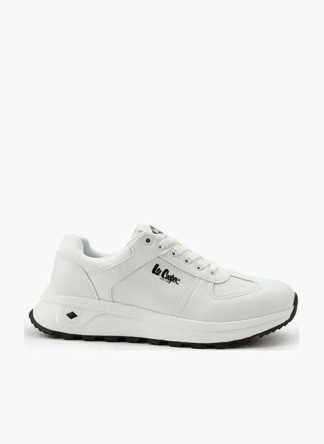 Lee Cooper Men's Panelled Lace-Up Sneakers