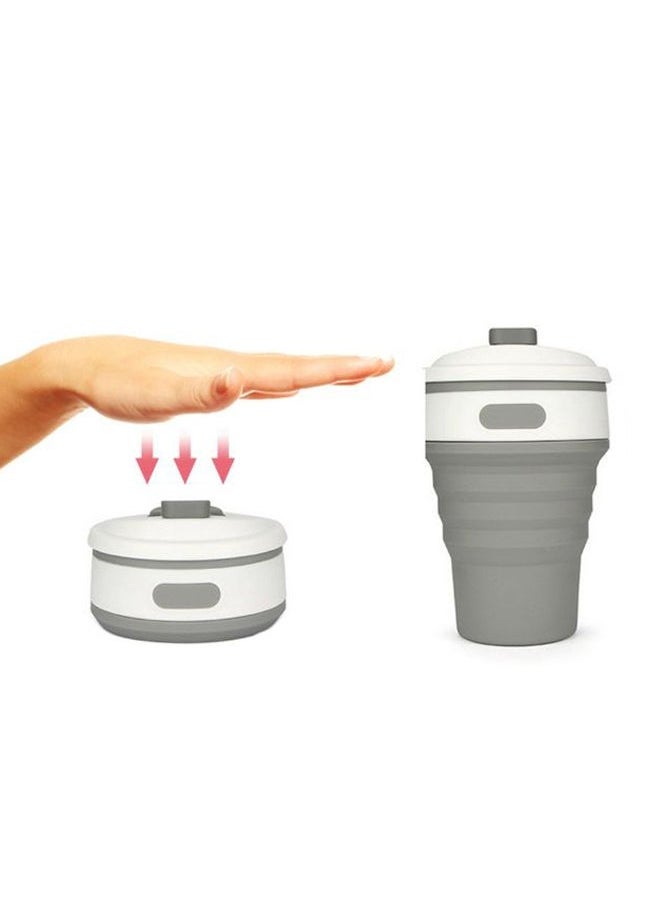 Portable Folding Retractable Mug Cup Grey - pzsku/ZEFCD9CBF654E5C8BA33AZ/45/_/1700878390/ef317db9-3720-4617-9c13-031bdd82f7c0