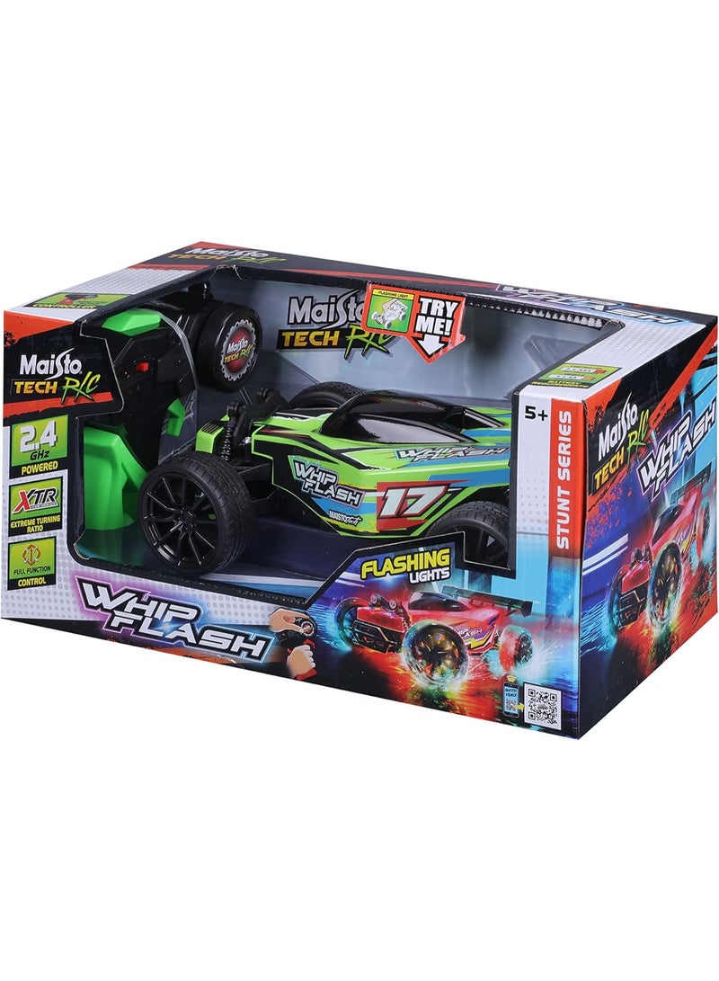 Maisto Maisto - Whip Flash Buggy Light Up 1:16 with Remote Control - Green - 81791  - Image 1