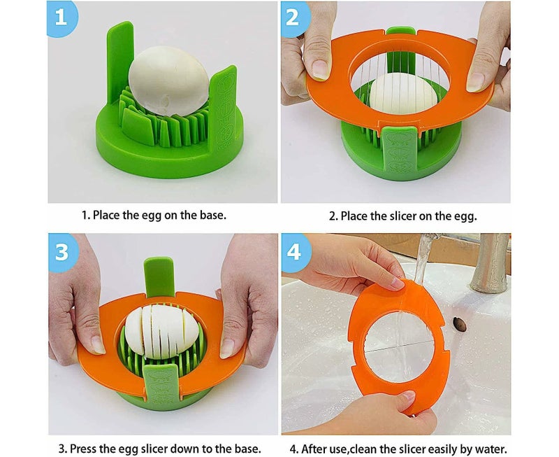 Egg Slicer Set (Multifunctional 4 in 1) - Image 4