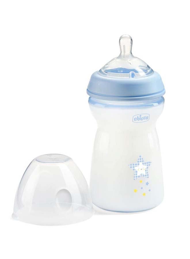 Chicco Natural Feeling Feeding Bottle (330ml, Slow) (Blue) - Image 5