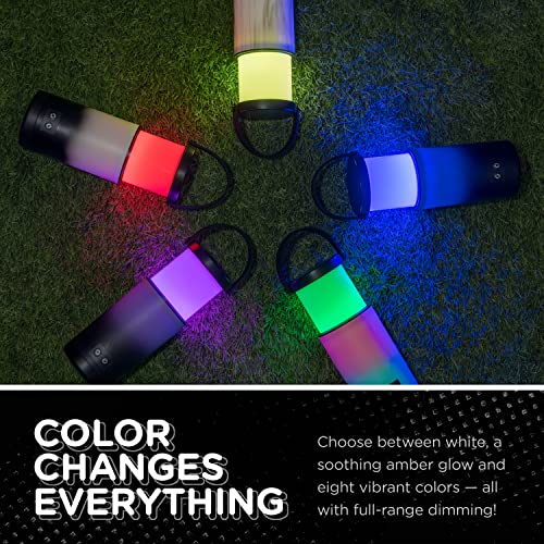 Enbrighten Mini Lantern, Rechargeable Lantern, Color Changing, LED Lamp for Bedroom, 400 Lumens, 180 Hour Runtime, Night Light, 4 Lighting Modes, Perfect for Camping, Bedroom, and More, 61744 - Image 4