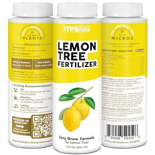 TPS NUTRIENTS Lemon Tree Fertilizer, Complete Lemon Tree Plant Food, 8 oz (250mL) - Image 5