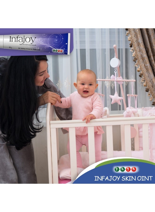INFAJOY Ointment  Diaper Rash Cream - SKIN OINT FOR DIAPER AREA | 50GM - Buy 1 Get 1 Free - Image 4