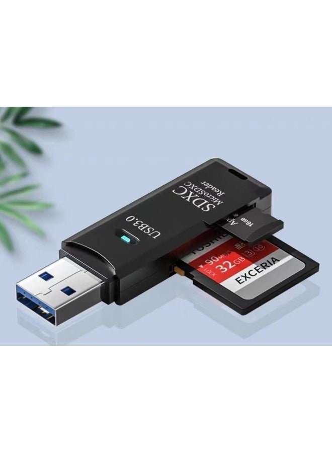 SD Card Reader USB 3.0 Black  - Image 3