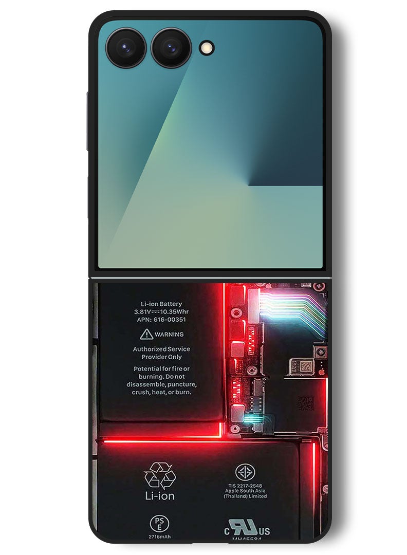 Theodor Case Compatible with Samsung Galaxy Z Flip 7 - 6.9 Inch Protection Shockproof Bumper Cover Mobile Board - Image 1