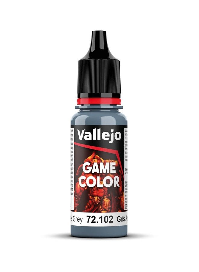 Vallejo Game Color Steel Grey Paint, 17ml - Image 1