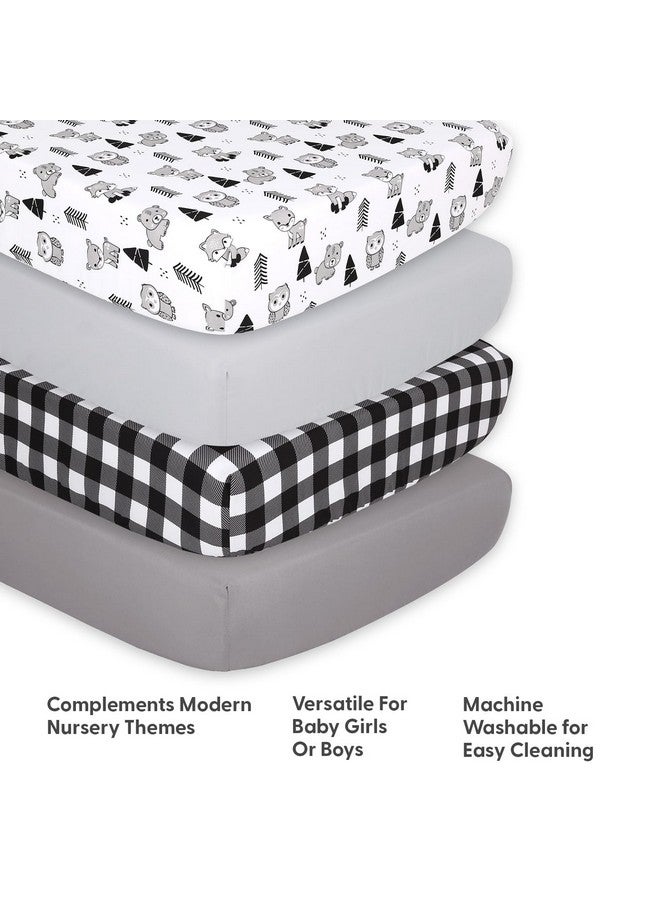 The Peanut Shell Woodland Plaid Crib Sheet Bundles (Woodland Plaid) - Image 4
