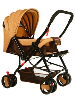 Adjustable Lightweight And Foldable Stroller With Safety Belt And Reclining Position, Age 12 To 36 Months
