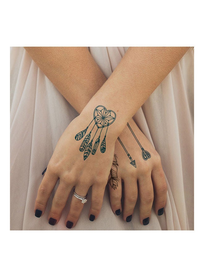 NIBEMINENT Geometry Design Temporary Tattoo Sticker - Image 2