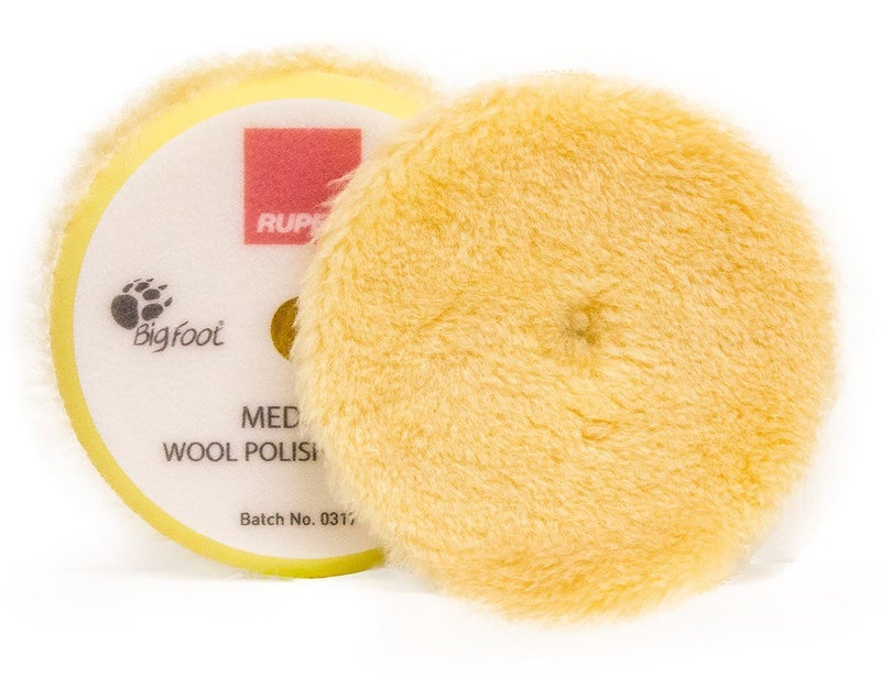 Rupes Bigfoot Medium Wool 35 90 MM Orbital Polishing Pad - Image 2