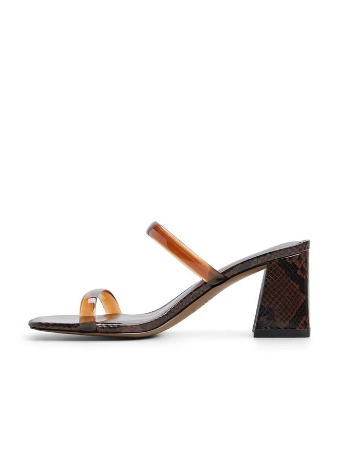 Call it Spring  Kaiaa Ladies Brown Heeled Sandals for Women | Best Price UAE