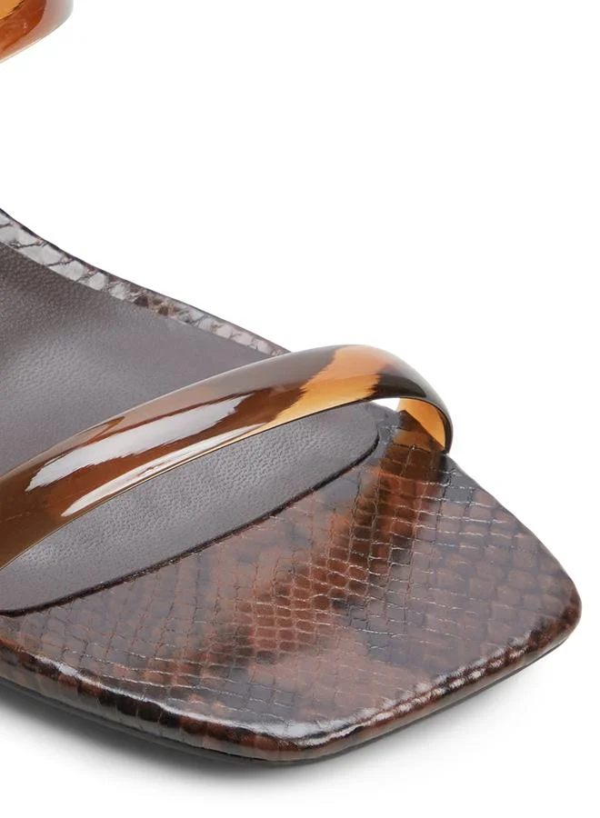 Call it Spring  Kaiaa Ladies Brown Heeled Sandals for Women | Best Price UAE