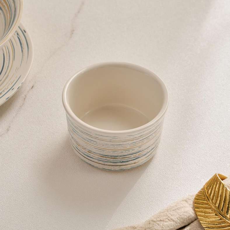 Pan Home رامكين بتصميم حلزوني - أبيض وأزرق