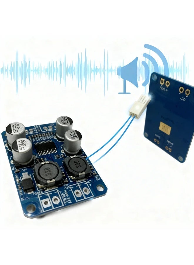robotgcc TPA3118 PBTL Mono Digital Amplifier Board 1×60 W | Hi-Fi Class-D Audio Amplifier Module | DC 8-24 V Input | Low-Noise High-Efficiency Power Amplifier | Arduino ESP32 Raspberry Pi DIY Bluetooth Speaker | Hi-Fi Circuit | Texas Instruments Chip | Compatible with 4Ω 8Ω Speakers - Image 1
