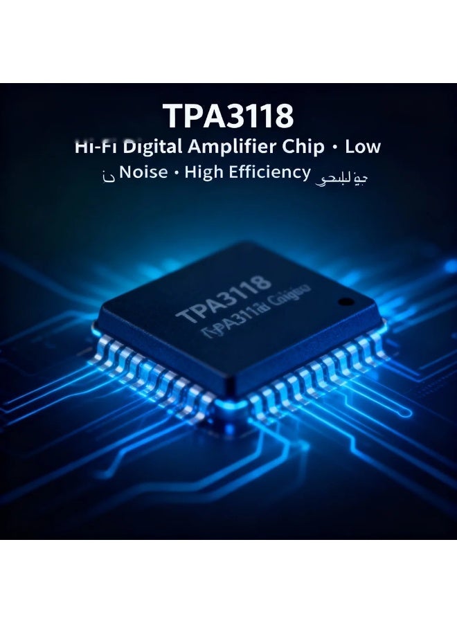 robotgcc TPA3118 PBTL Mono Digital Amplifier Board 1×60 W | Hi-Fi Class-D Audio Amplifier Module | DC 8-24 V Input | Low-Noise High-Efficiency Power Amplifier | Arduino ESP32 Raspberry Pi DIY Bluetooth Speaker | Hi-Fi Circuit | Texas Instruments Chip | Compatible with 4Ω 8Ω Speakers - Image 2
