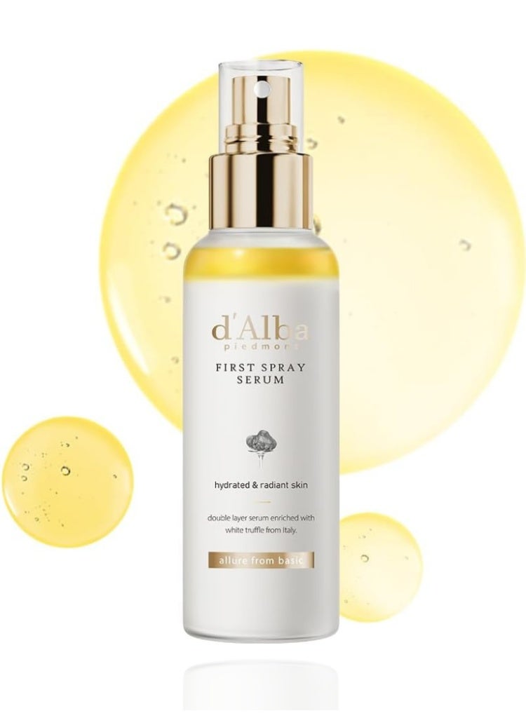 d'Alba Dry, Dull & Dehydrated Skin Relief – d'Alba White Truffle First Spray Serum 100ml for Glow, Nourishment & Instant Hydration - Image 1