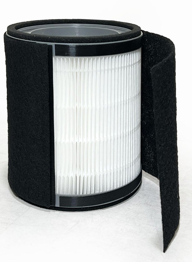 نيسبيرا فلتر نيسبيرا HS-1946 بديل لفلتر الكربون النشط عالي الكفاءة (HEPA) لجهاز تنقية الهواء كرين EE-5068 | يزيل الدخان والغبار والمركبات العضوية المتطايرة | عبوتان - Image 2
