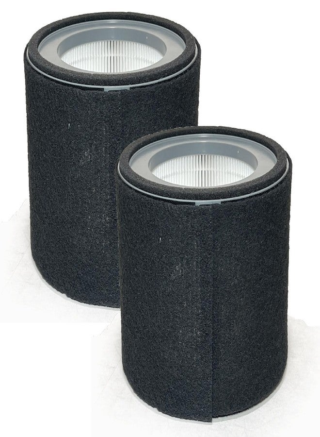 نيسبيرا فلتر نيسبيرا HS-1946 بديل لفلتر الكربون النشط عالي الكفاءة (HEPA) لجهاز تنقية الهواء كرين EE-5068 | يزيل الدخان والغبار والمركبات العضوية المتطايرة | عبوتان - Image 1