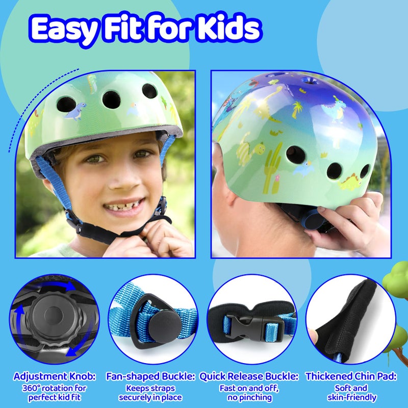 Vvinca Kids Helmet for 1/2/3/4/5/6/7/8 Years Old, Toddler Bike Helmets Ages 3-5/5-8, Toddler Children Helmets for Youth Boys and Girls - Image 5
