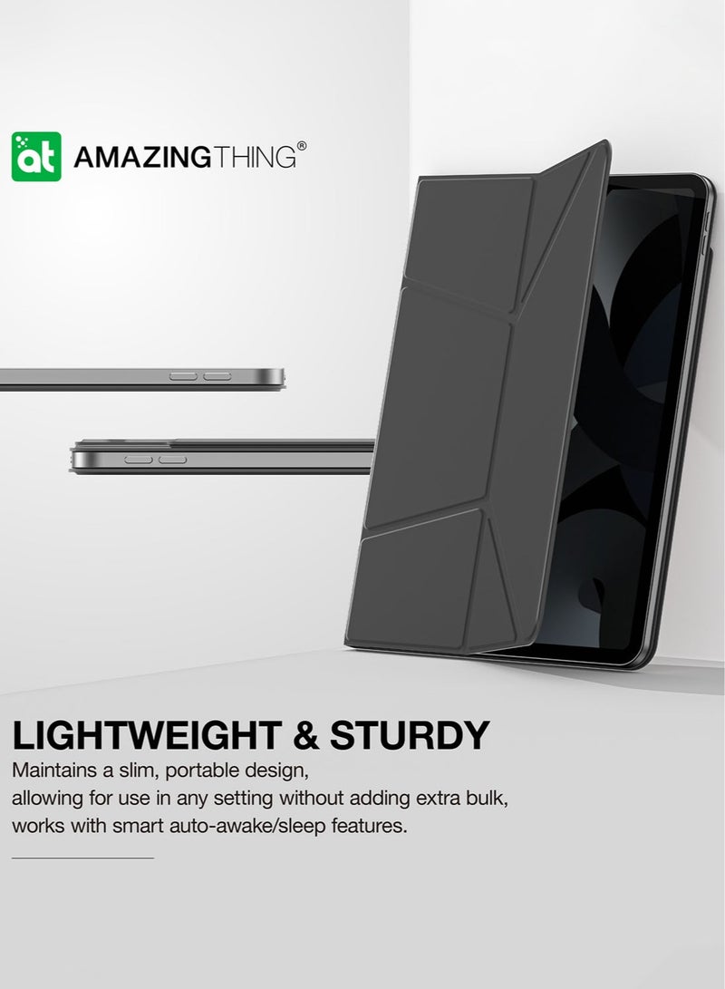 AMAZINGthing حافظة Amazing Thing Matte PRO MAG Folio مع حامل لجهاز iPad Air 11 M2 (2024) / iPad Air 10.9 / iPad Pro 11 - أسود - Image 3