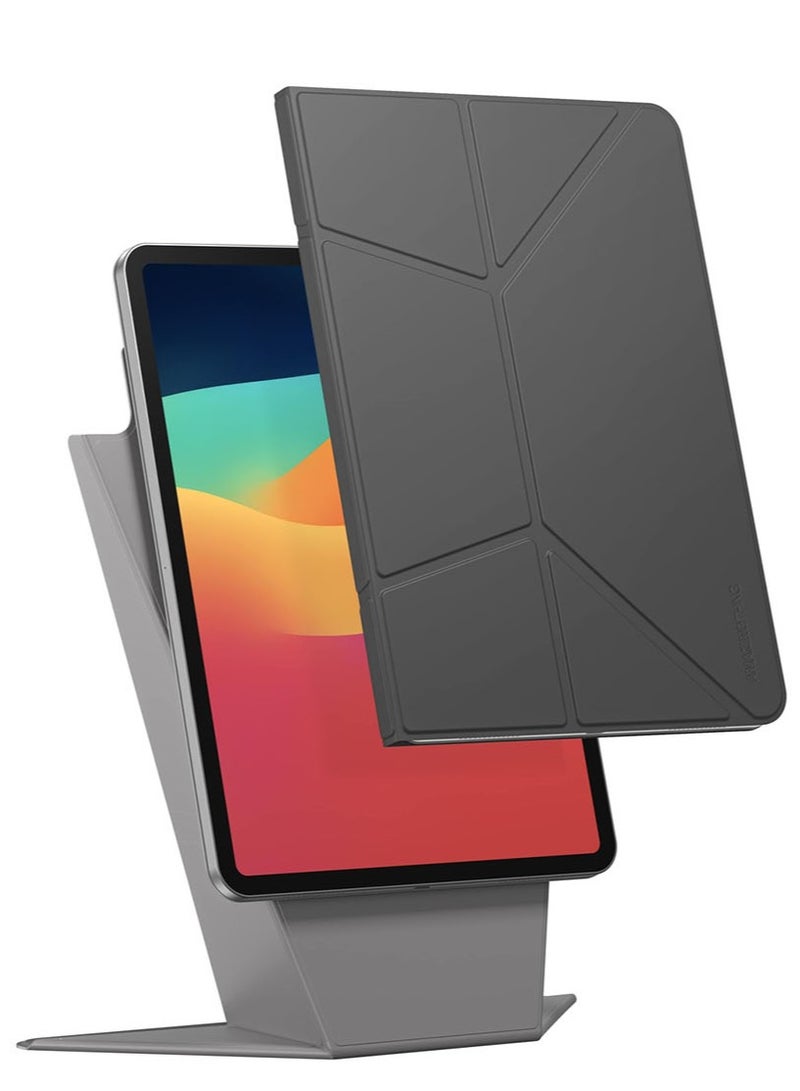 AMAZINGthing حافظة Amazing Thing Matte PRO MAG Folio مع حامل لجهاز iPad Air 11 M2 (2024) / iPad Air 10.9 / iPad Pro 11 - أسود - Image 1