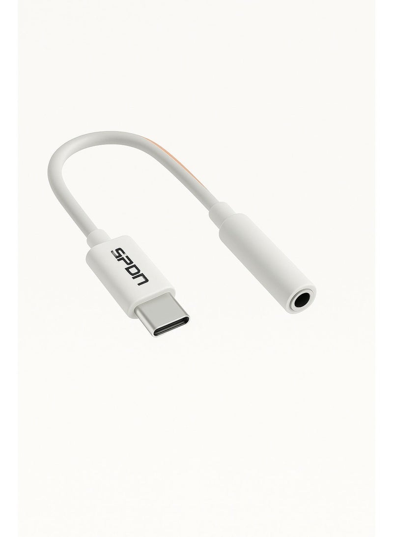SPON USB-C to 3.5mm Female Audio Adapter – Type-C Digital Chip – Supports High-Fidelity Audio – Model 900220 - Image 5