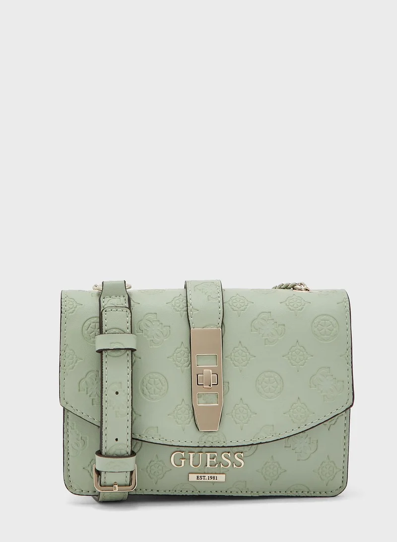 GUESS Peony Flap Over Crossbody